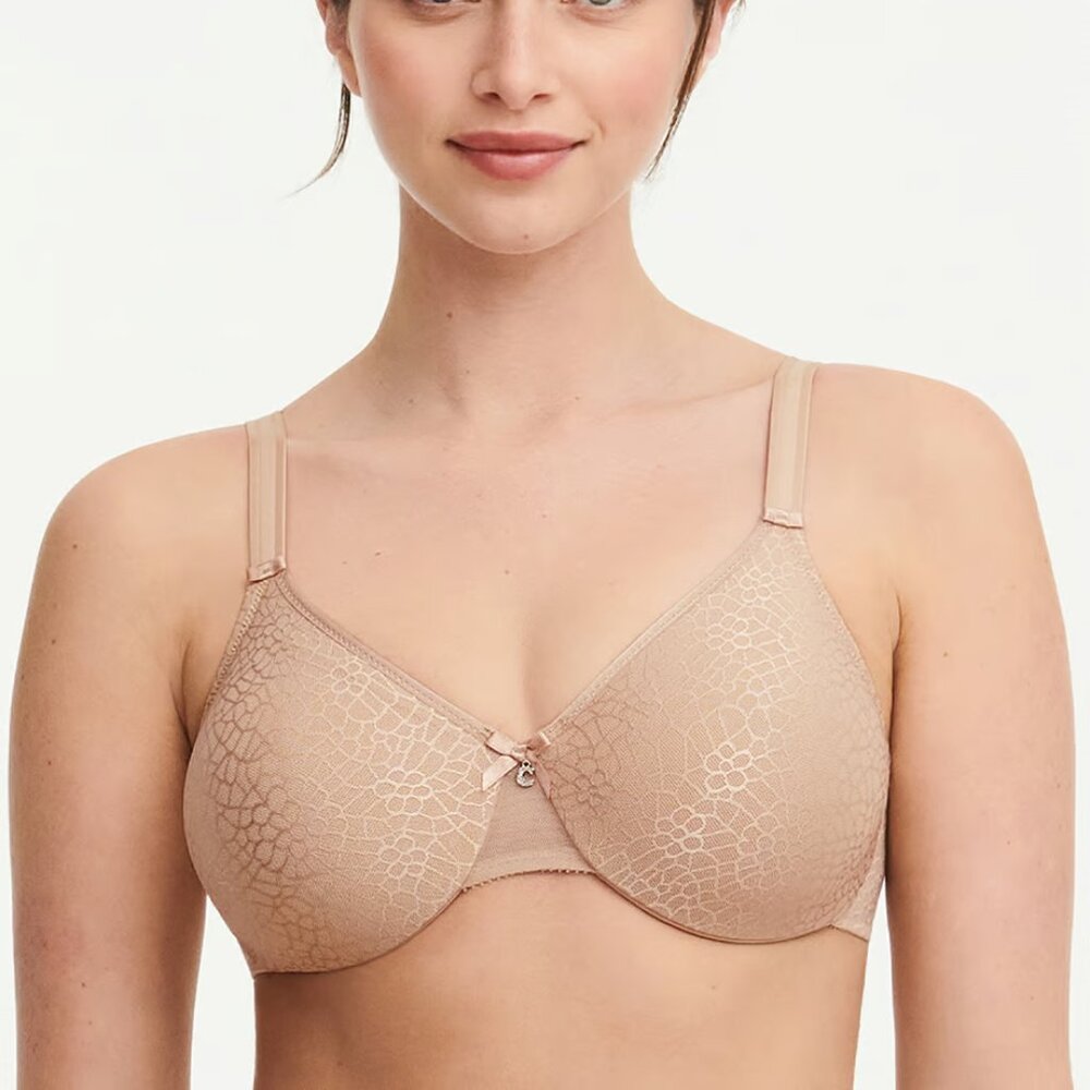 NEW CHANTELLE Women's C Magnifique Seamless Unlined Minimizer Ultra Nude 36DDD